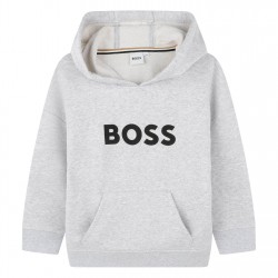 суичър,детски,облекла,boss,boss,logo,hoodie,jn61,chine,grey