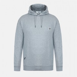 мъжки,суичър,мъжки,горнища,с,качулка,firetrap,core,hoodie,mens,grey,marl
