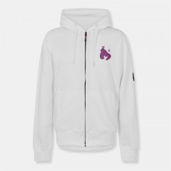 Суичър Money Zip Hoodie - White суичър,облекла,на,разпродажба,мъжки,горнища,с,качулка,money,zip,hoodie,white