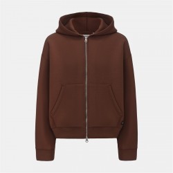 мъжки,суичър,мъжки,горнища,с,качулка,firetrap,scuba,full,zip,hoody,mens,brown
