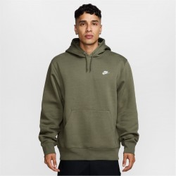 мъжки,суичър,разпродажба,nike,мъжки,горнища,с,качулка,nike,sportswear,club,fleece,pullover,hoodie,mens,med,olive,white