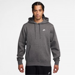 мъжки,суичър,разпродажба,nike,мъжки,горнища,с,качулка,nike,sportswear,club,fleece,pullover,hoodie,mens,charc,iron,wht