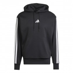 мъжки,суичър,мъжки,горнища,с,качулка,adidas,essentials,fleece,3,stripes,hoodie,mens,black,white