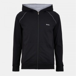 суичър,boss,men's,mixmatch,zipped,hoodie,full,zip,closure,black,002