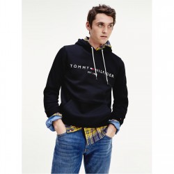 суичър,мъжки,ежедневни,облекла,мъжки,горнища,с,качулка,tommy,hilfiger,tommy,logo,hoodie,black