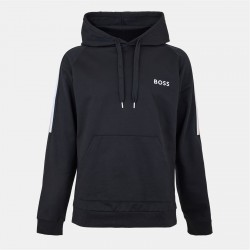 Мъжки суичър Boss Iconic Hoodie 10241854 02 Hoody Mens - Black мъжки,суичър,мъжки,горнища,с,качулка,boss,iconic,hoodie,10241854,02,hoody,mens,black