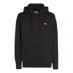 суичър,мъжки,ежедневни,облекла,tommy,jeans,tjm,rlx,xs,badge,hoodie,black,bds