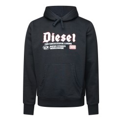 суичър,мъжки,горнища,с,качулка,мъжки,ежедневни,облекла,diesel,men,s,over,the,head,hoodie,black,black,b