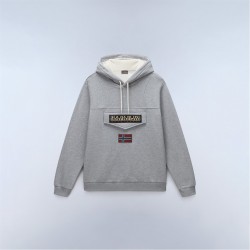 Napapijri Napa Burgee Winter Mens - Med Grey Mel мъжки,ежедневни,облекла,мъжки,горнища,с,качулка,napapijri,napa,burgee,winter,mens,med,grey,mel