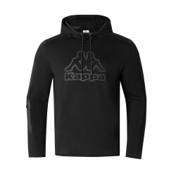 мъжки,суичър,разпродажба,kappa,мъжки,горнища,с,качулка,kappa,tech,fl,mens,sweat,pullover,hoody,black