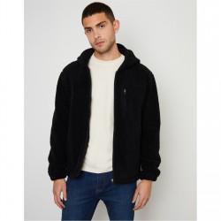 мъжки,суичър,облекла,на,разпродажба,мъжки,горнища,с,качулка,threadbare,through,borg,hoodie,mens,black