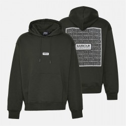 суичър,мъжки,ежедневни,облекла,мъжки,горнища,с,качулка,barbour,international,lever,graphic,hoodie,sage