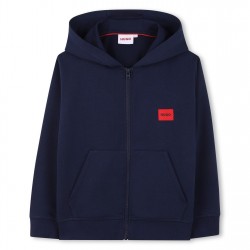 детски,3/4,панталони,hugo,hugo,logo,zip,hood,jn62,navy,blue