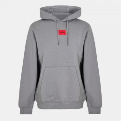суичър,мъжки,ежедневни,облекла,мъжки,горнища,с,качулка,hugo,men's,over,the,head,hoodie,open,grey