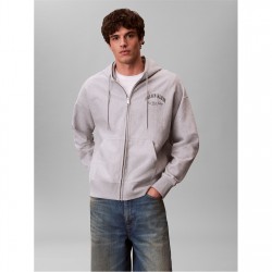 Calvin Klein Jeans CKJ Collegiate OTH Sn62 - Grey Heather мъжки,ежедневни,облекла,мъжки,горнища,с,качулка,calvin,klein,jeans,ckj,collegiate,oth,sn62,grey,heather
