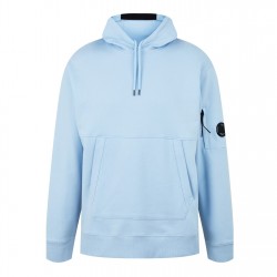 Суичър CP COMPANY Men's Micro Lens Over-the-head Hoodie - Cerulean 814 суичър,мъжки,ежедневни,облекла,мъжки,горнища,с,качулка,cp,company,men's,micro,lens,over,the,head,hoodie,cerulean,814