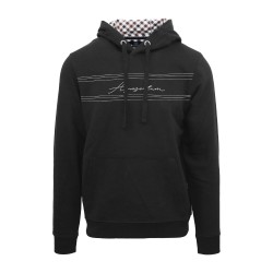 Суичър Aquascutum Mens Hdy Sweat Pull Over Hoodie - Black суичър,мъжки,ежедневни,облекла,мъжки,горнища,с,качулка,aquascutum,men,s,hdy,sweat,pull,over,hoodie,black