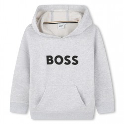 boss,logo,print,hoodie,boys,grey,a32