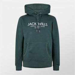 суичър,мъжки,горнища,с,качулка,jack,wills,batsford,logo,hoodie,dark,pine