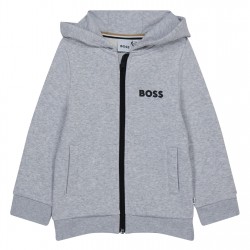 суичър,промоция,на,зимни,облекла,детски,облекла,boss,boys',small,logo,full,zip,hoodie,grey,a32