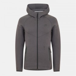 Мъжки суичър Nike Tech Fleece Hoodie Mens - Grey/Black мъжки,суичър,коледни,подаръци,за,него,мъжки,горнища,с,качулка,nike,tech,fleece,hoodie,mens,grey,black