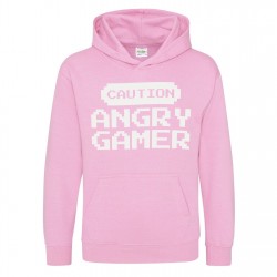 Юношески суичър AWD Juniors Retro Gaming Printed Hoodie - Angry Gamer юношески,суичър,детски,горнища,с,качулка,детски,3/4,панталони,awd,juniors,retro,gaming,printed,hoodie,angry,gamer