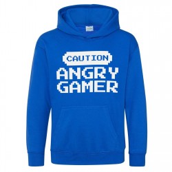 Юношески суичър AWD Juniors Retro Gaming Printed Hoodie - Angry Gamer юношески,суичър,детски,горнища,с,качулка,детски,3/4,панталони,awd,juniors,retro,gaming,printed,hoodie,angry,gamer