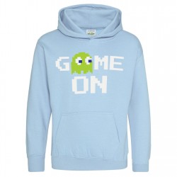 Юношески суичър AWD Juniors Retro Gaming Printed Hoodie - Game On юношески,суичър,детски,горнища,с,качулка,детски,3/4,панталони,awd,juniors,retro,gaming,printed,hoodie,game,on