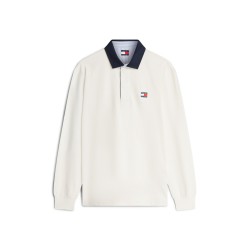 Блуза с яка Tommy Jeans Mens Rugby Polo Shirt - Calico блуза,с,яка,мъжки,тениски,tommy,jeans,men,s,rugby,polo,shirt,calico