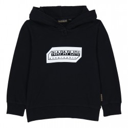 детски,суичър,детски,3/4,панталони,napapijri,unisex,kids,kitik,logo,hoodie,black,041