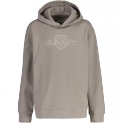юношески,суичър,детски,облекла,gant,contrast,shield,logo,hoodie,juniors,warm,grey,24