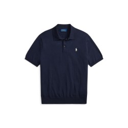 риза,с,къс,ръкав,мъжки,тениски,polo,ralph,lauren,men,s,knitted,short,sleeve,shirt,hunter,navy