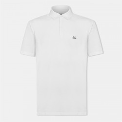 блуза,с,яка,облекла,на,разпродажба,мъжки,тениски,cp,company,short,sleeve,logo,patch,polo,shirt,gauze,white,103