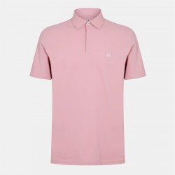 блуза,с,яка,облекла,на,разпродажба,мъжки,тениски,cp,company,short,sleeve,logo,patch,polo,shirt,misty,rose,520