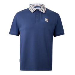 Aquascutum AquAct Check Collr P Sn64 - Navy 11 мъжки,тениски,aquascutum,aquact,check,collr,p,sn64,navy,11