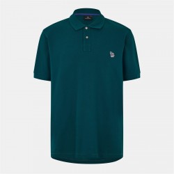 блуза,с,яка,мъжки,тениски,ps,paul,smith,logo,polo,shirt,blue,44k