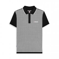 блуза,с,яка,мъжки,блузи,с,яка,lambretta,men's,short,sleeve,polo,shirt,black