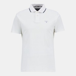 блуза,с,яка,мъжки,тениски,barbour,hackney,tailored,short,sleeved,polo,shirt,white,wh11