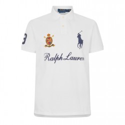 риза,с,къс,ръкав,облекла,на,разпродажба,мъжки,тениски,polo,ralph,lauren,men's,racing,short,sleeve,shirt,white