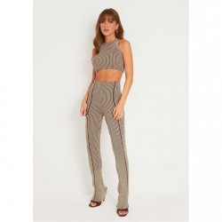 панталони,missy,empire,knit,trousers,brown