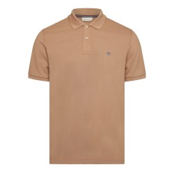 блуза,с,яка,мъжки,тениски,gant,lg,polo,shirt,sn64,caramel,beige