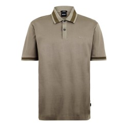блуза,с,яка,мъжки,тениски,boss,men,s,hbb,phillipson,cotton,short,sleeve,polo,shirt,open,brown