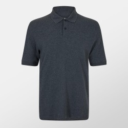 блуза,с,яка,ted,baker,men,s,redman,text,short,sleeve,polo,shirt,navy