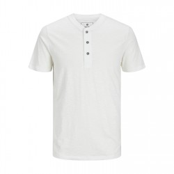 блуза,с,яка,jack,and,jones,men's,short,sleeve,henley,polo,shirt,cloud,dancer