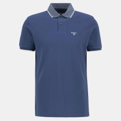 блуза,с,яка,мъжки,тениски,barbour,men,s,denwick,short,sleeve,tailored,fit,polo,shirt,dark,denim,ny38