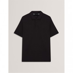 облекла,на,разпродажба,мъжки,тениски,ted,baker,ted,mercerised,polo,sn00,black