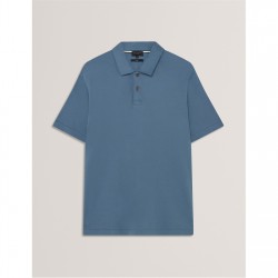 Ted Baker Ted Mercerised Polo Sn09 - Blue облекла,на,разпродажба,мъжки,блузи,с,яка,ted,baker,ted,mercerised,polo,sn09,blue