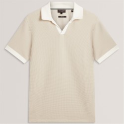 блуза,с,яка,мъжки,блузи,с,яка,ted,baker,ted,ss,txtopnnk,polo,sn62,ecru