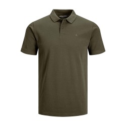 Блуза с яка Jack and Jones Mens Short Sleeve Polo Shirt - Olive Night блуза,с,яка,мъжки,тениски,мъжки,блузи,с,яка,мъжки,потници,jack,and,jones,men,s,short,sleeve,polo,shirt,olive,night