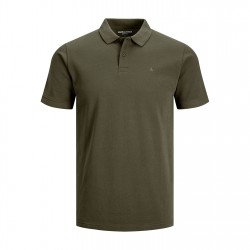 блуза,с,яка,мъжки,блузи,с,яка,jack,and,jones,men's,short,sleeve,polo,shirt,olive,night